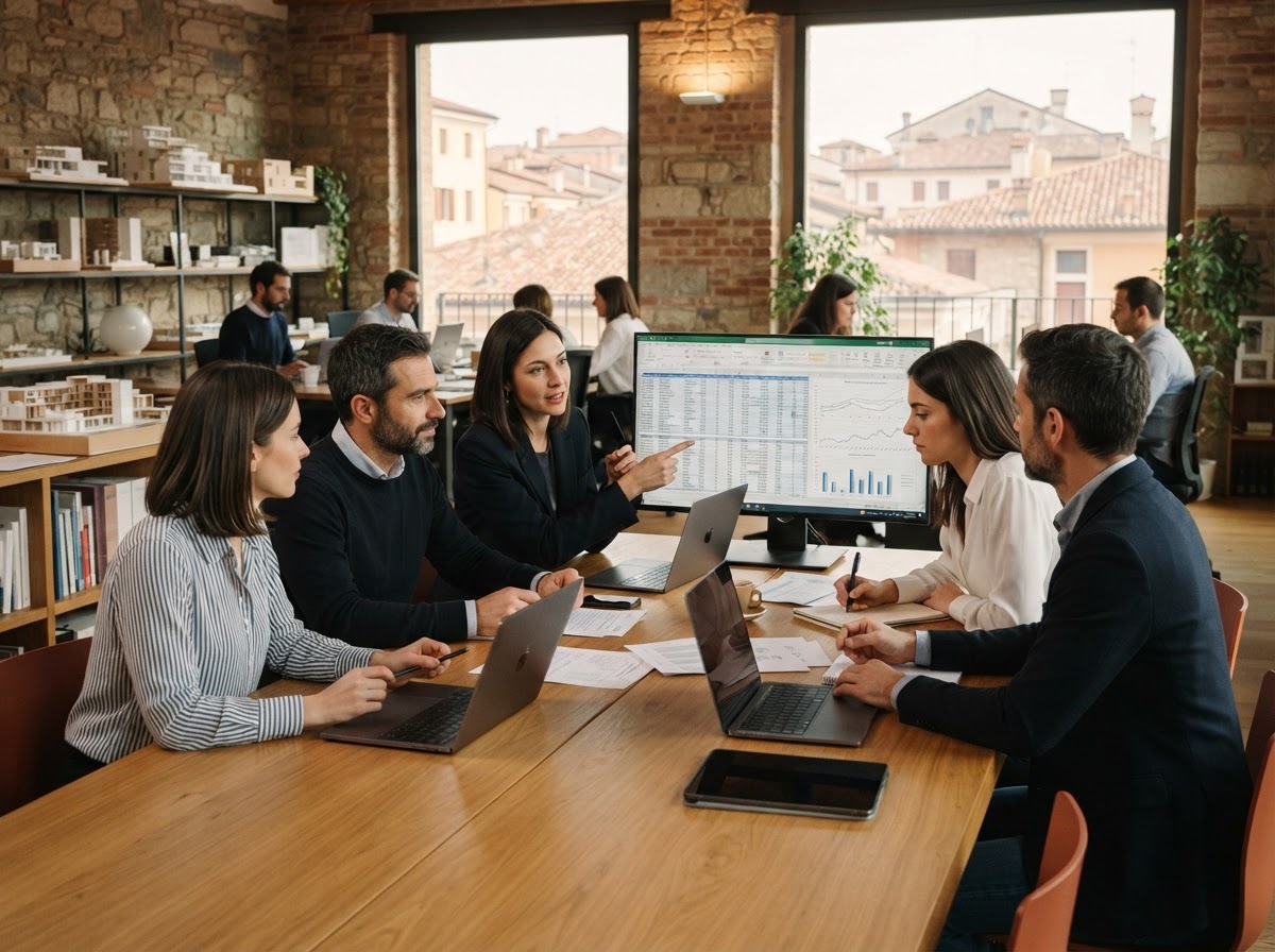 Daino Capitello, team di analisi dati al lavoro su modelli predittivi